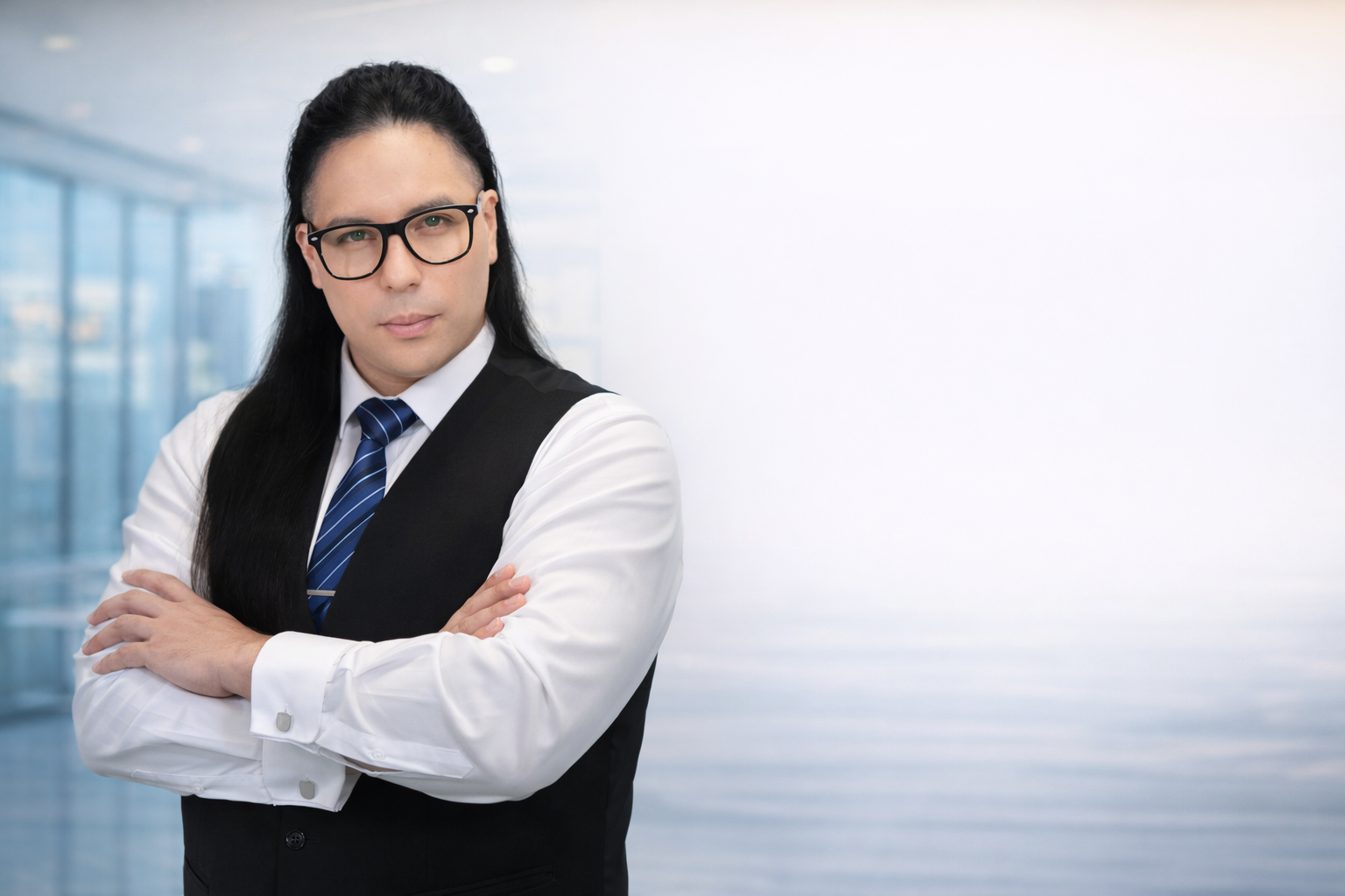 Alan Acosta en retrato profesional